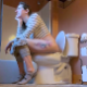 A mature woman with tattoos cuts ridiculously explosive farts repeatedly while sitting on a toilet and changing positions. Some time edits. Farting only. Presented in 720P HD. Over 12 minutes.